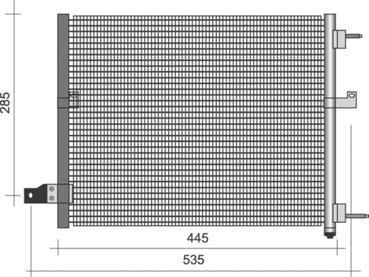 Condenser, air conditioning (350203434000)