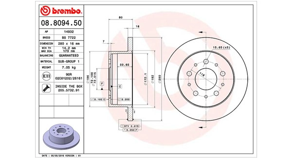 Brake Disc (360406065100)