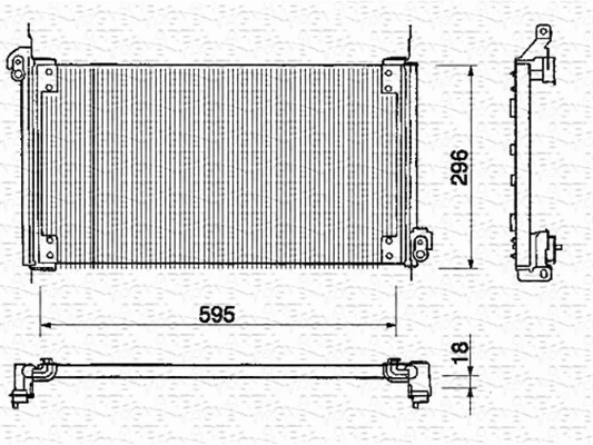 Condenser, air conditioning (350203131000)