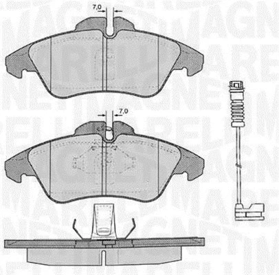 Brake Pad Set, disc brake (363916060321)