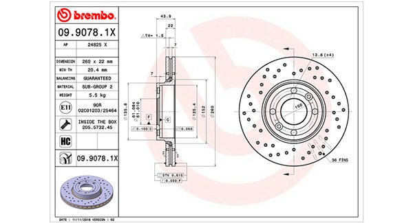 Brake Disc (360406036602)