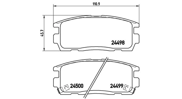 Brake Pad Set, disc brake
