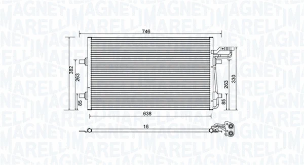 Condenser, air conditioning (350203934000)