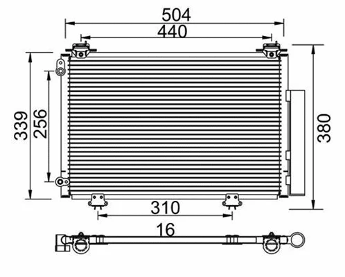 Condenser, air conditioning (359003221560)