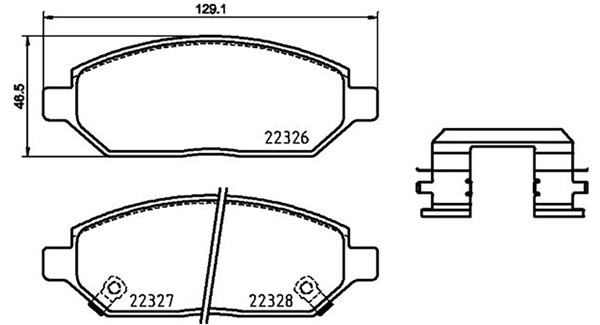 Brake Pad Set, disc brake