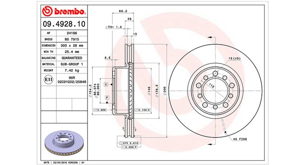 Brake Disc (360406005700)