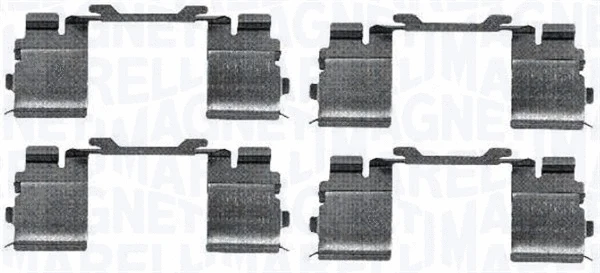 Accessory Kit, disc brake pad (363915110066)