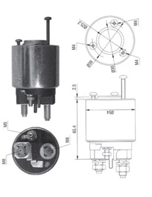 Solenoid Switch, starter (940113050373)