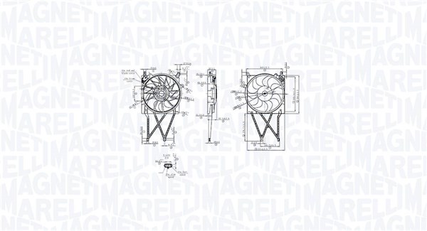 Fan, engine cooling (069422862010)