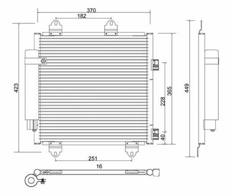 Condenser, air conditioning (359003220460)