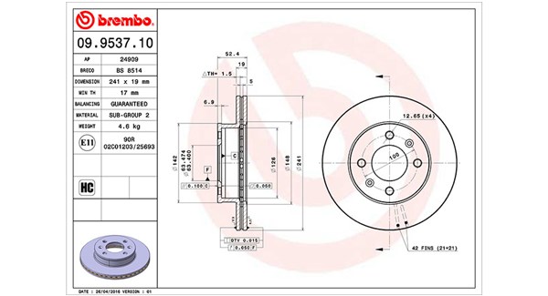 Brake Disc (360406004900)