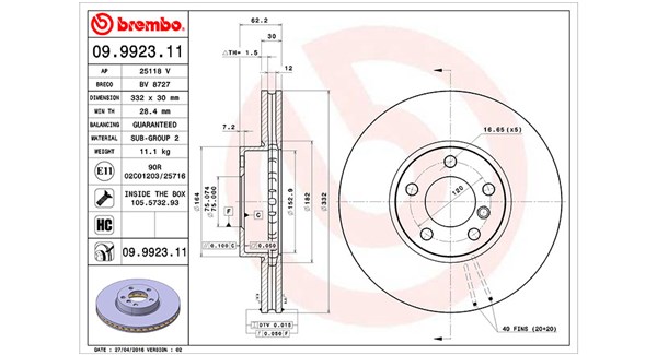 Brake Disc (360406100301)