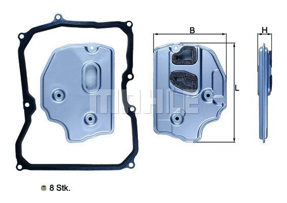 Hydraulic Filter, automatic transmission (154072437255)