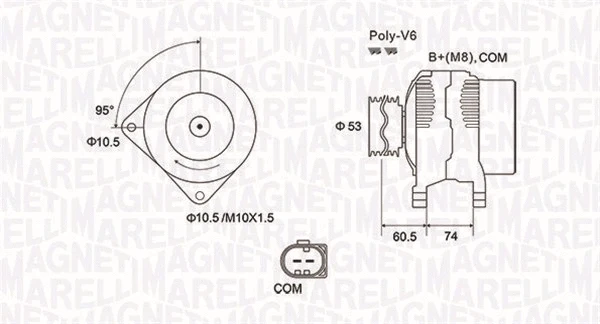 Alternator (063731905010)