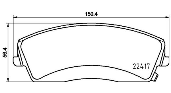 Brake Pad Set, disc brake (363700418034)