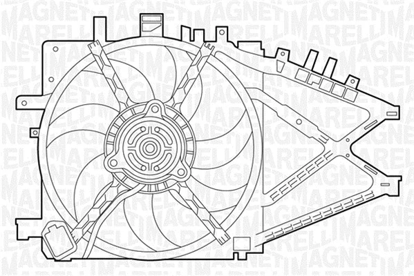 Fan, engine cooling (069422338010)