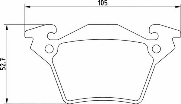 Brake Pad Set, disc brake (363700201169)
