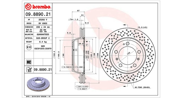 Brake Disc (360406125001)