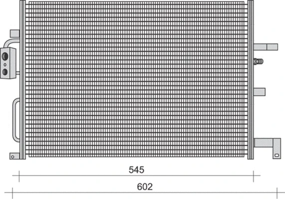 Condenser, air conditioning (350203270000)