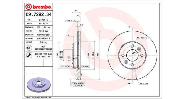 Brake Disc (360406043300)
