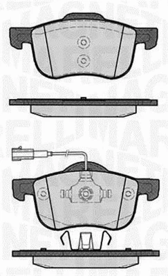 Brake Pad Set, disc brake (363916060128)
