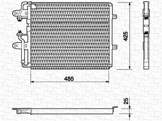 Condenser, air conditioning (350203108000)