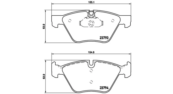 Brake Pad Set, disc brake (363700506057)
