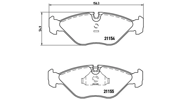 Brake Pad Set, disc brake (363700471005)