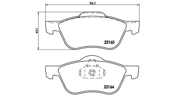 Brake Pad Set, disc brake (363700456037)