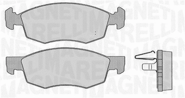Brake Pad Set, disc brake (363916060227)