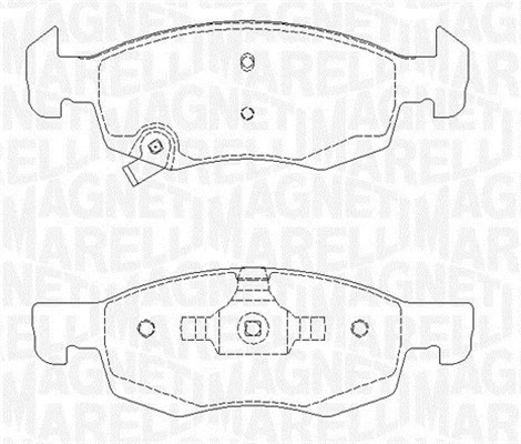 Brake Pad Set, disc brake (363916060813)