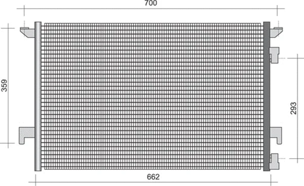Condenser, air conditioning (350203491000)