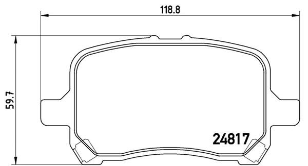 Brake Pad Set, disc brake (363700410014)