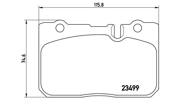 Brake Pad Set, disc brake (363700483039)