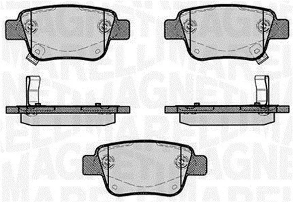 Brake Pad Set, disc brake (363916060403)