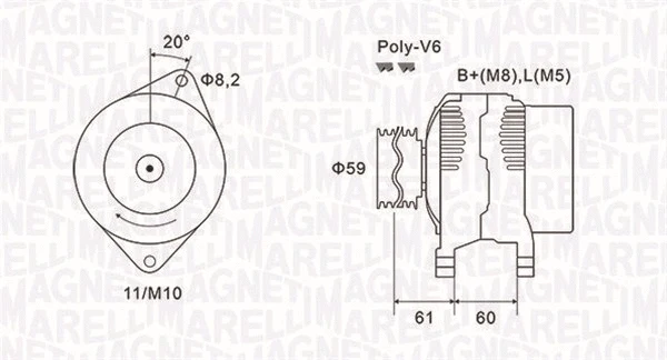 Alternator (063731643010)