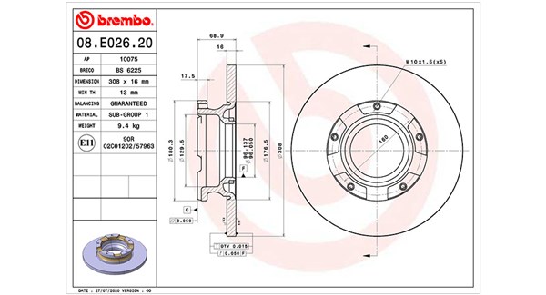 Brake Disc (360406174400)