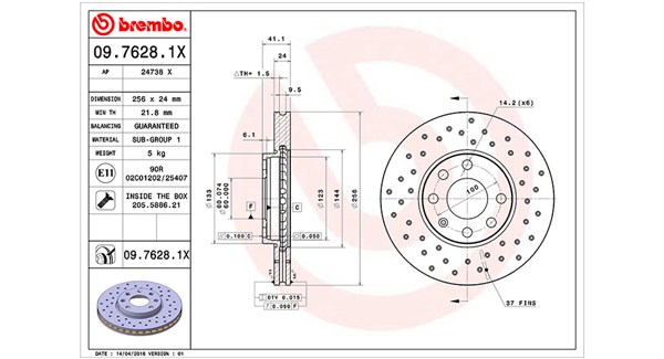 Brake Disc (360406038702)