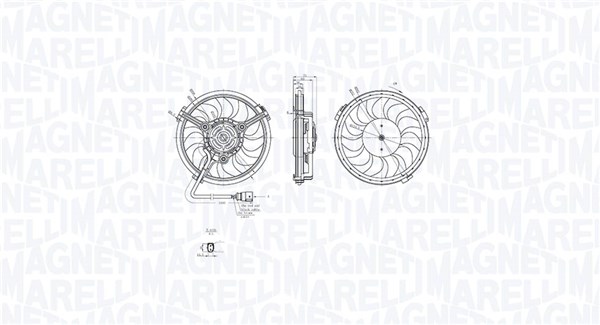 Fan, engine cooling (069422880010)