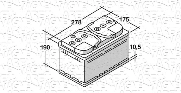 Starter Battery (068077073010)