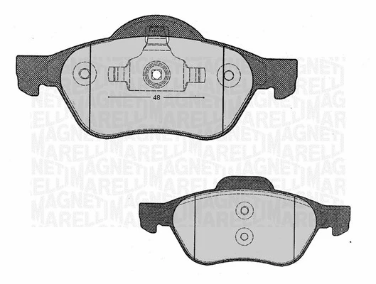 Brake Pad Set, disc brake (363916060381)