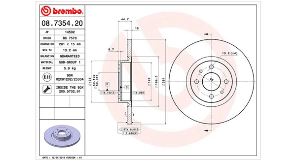 Brake Disc (360406010600)