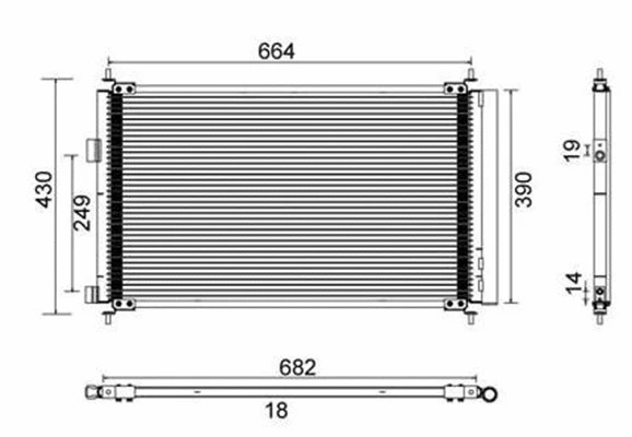 Condenser, air conditioning (359003221600)