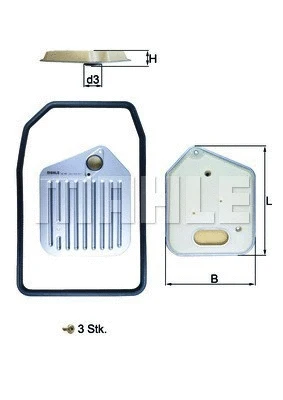 Hydraulic Filter, automatic transmission (154072440118)