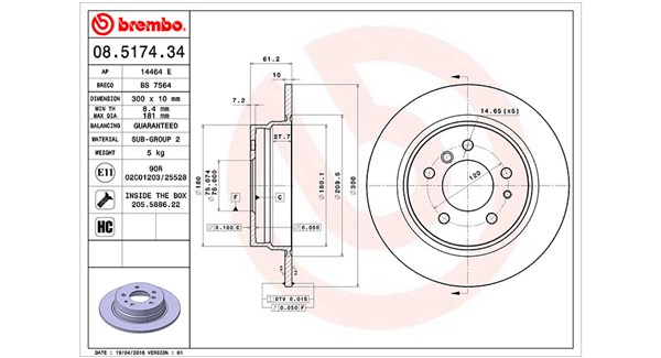 Brake Disc (360406015600)