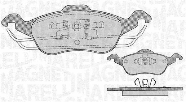 Brake Pad Set, disc brake (363916060255)