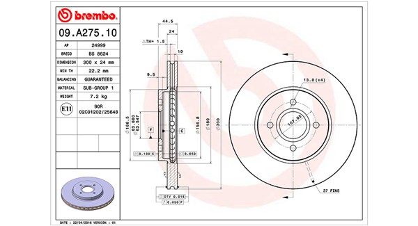 Brake Disc (360406063300)