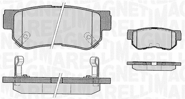 Brake Pad Set, disc brake (363916060278)
