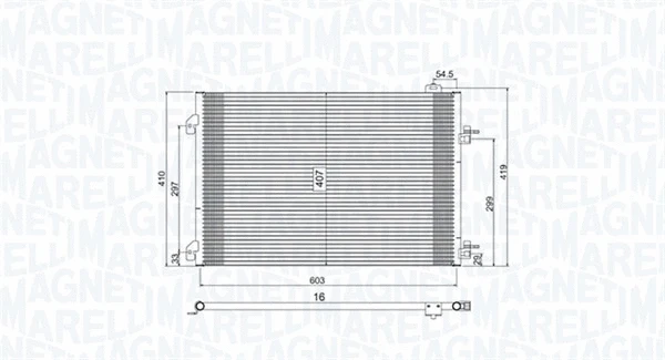 Condenser, air conditioning (350203803000)