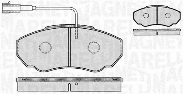 Brake Pad Set, disc brake (363916060186)